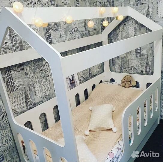 Детская Кровать 160х80 Теремок (Домик) Без ящика