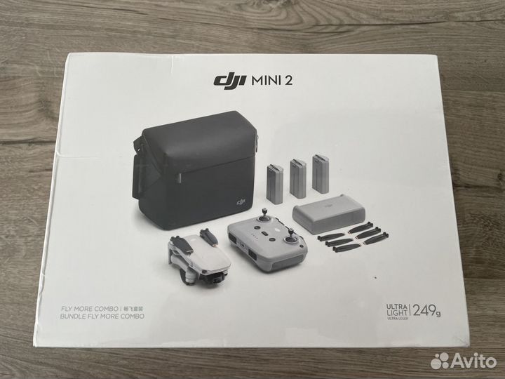Квадрокоптер Dji Mini 2 mt2pd Fly More Combo