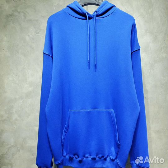 Синее худи Balenciaga