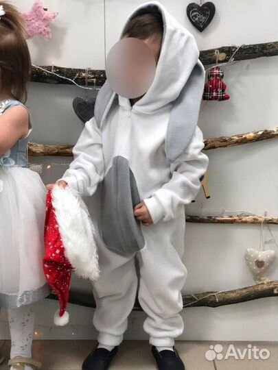 Новогодний костюм зайчик