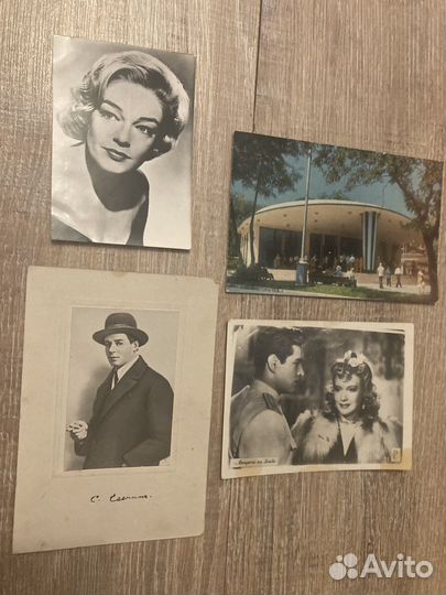 Открытки и карточки с актерами СССР