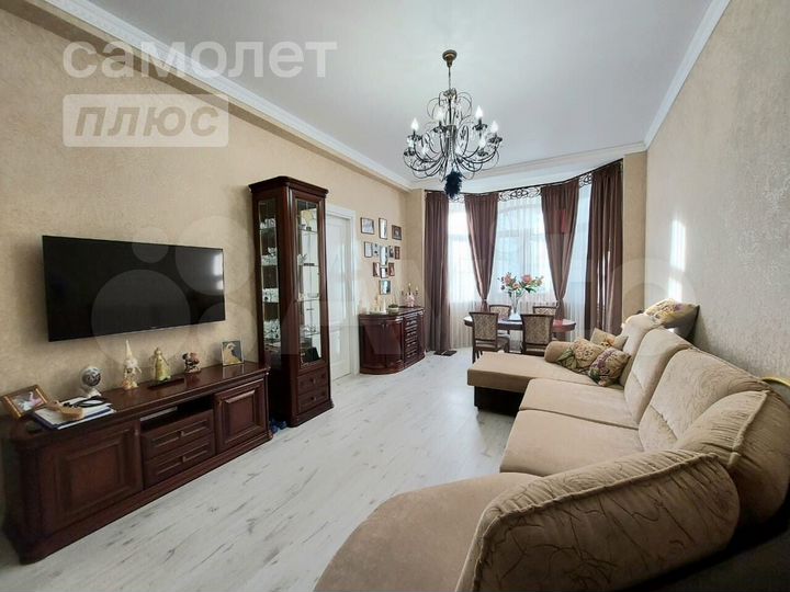3-к. квартира, 92 м², 3/5 эт.
