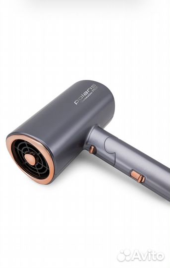 Фен Polaris 2000 Вт серебристый, бежевый