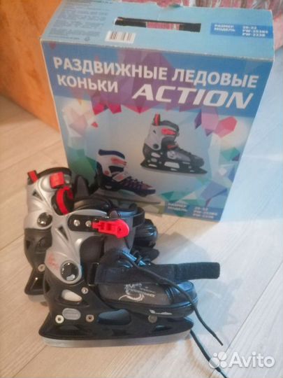 Коньки детские раздвижные 29 32