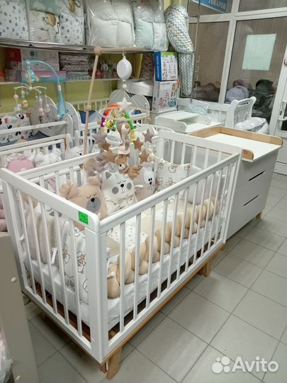 Детская кроватка, комплект, мобиль