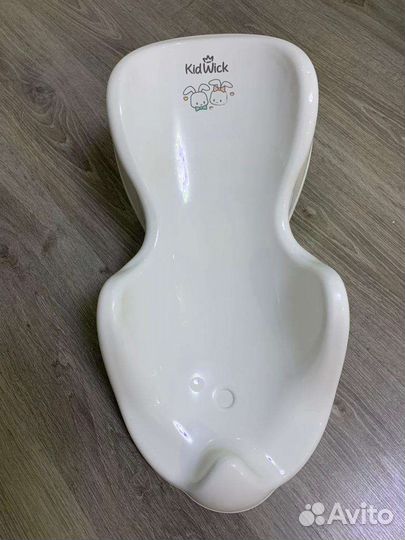 Ванночка для купания с горкой и стульчиком