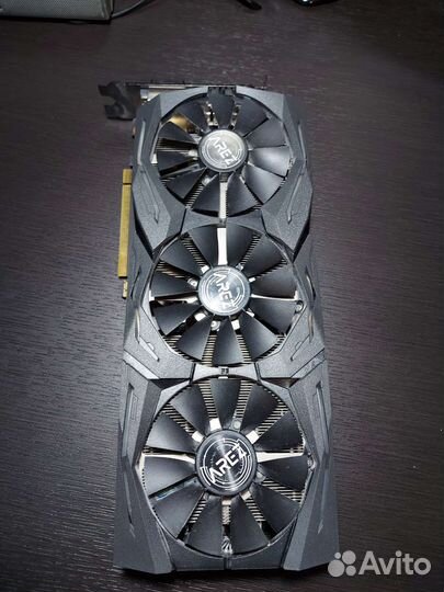 Видеокарта asus strix AMD RX580 8Gb