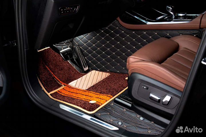 3D Коврики Lexus Салон Багажник из Экокожи
