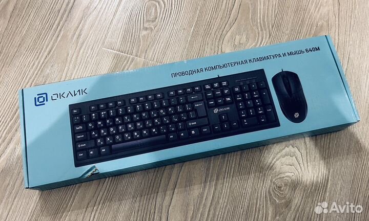 Клавиатура и мышь oklick