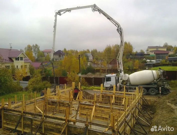 Бетон напрямую от завода. Доставка бетона миксером