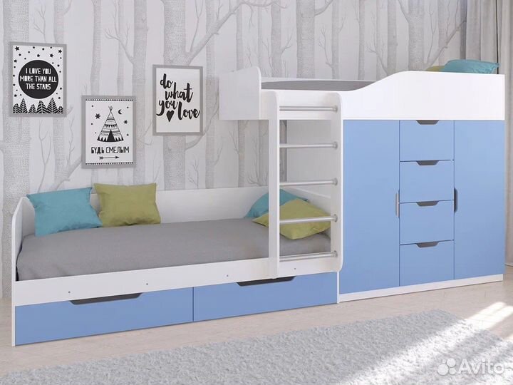 Двухъярусная кровать Астра 6