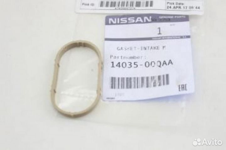 Nissan 14035-00QAA Прокладка коллектора