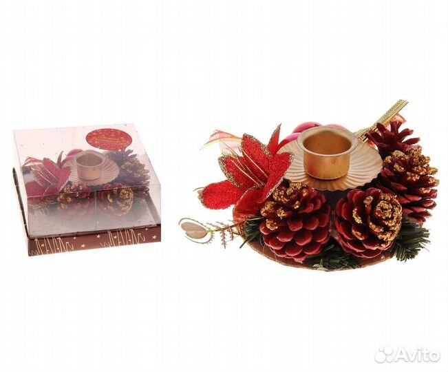 Новогодний подсвечник