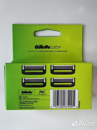 Кассеты для бритья Gillette Labs