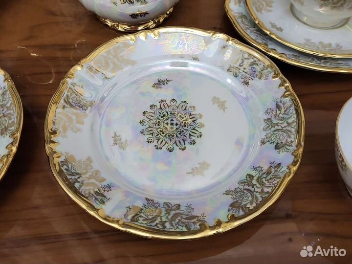 Чайный сервиз райхенбах, гдр на 12 персон