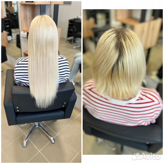 Наращивание натуральных волос