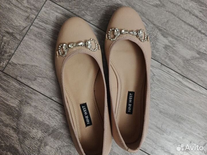 Балетки туфли новые nine west p.37 (23,5 см)