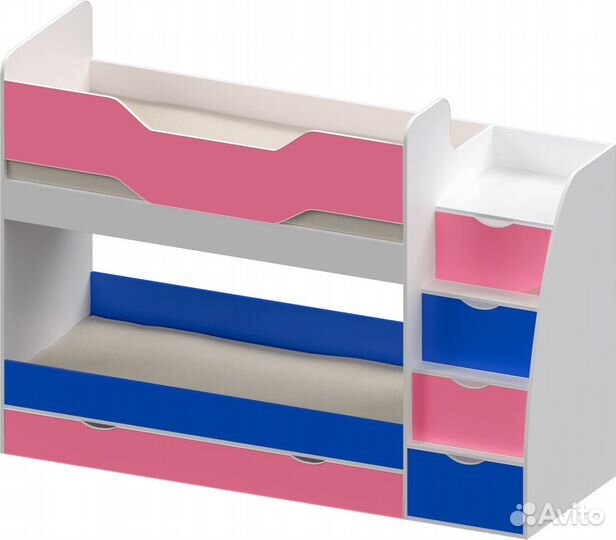 Кровать детская двухярусная