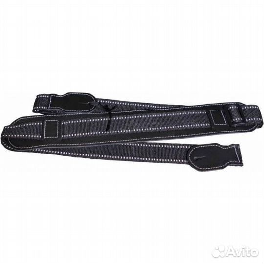 Лрга3 Ремень для гитары черный Лютнер