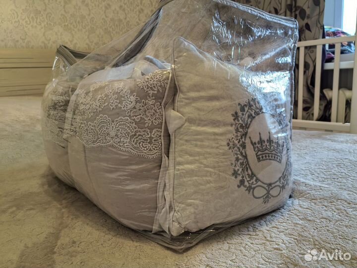 Бортики в кроватку подушки