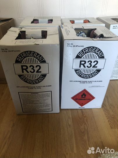 Фреон: R32, R410а, R404а, R134а, R22