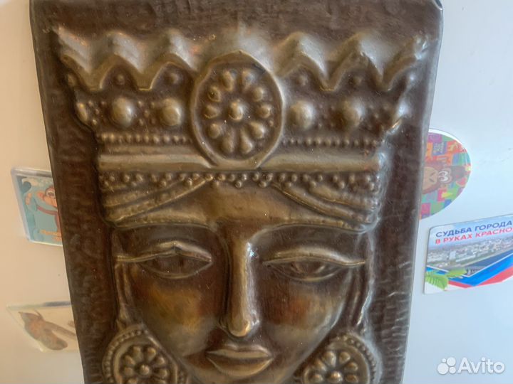 Чеканка медная СССР 33,19см