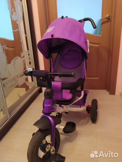 Детский велосипед с ручкой бу