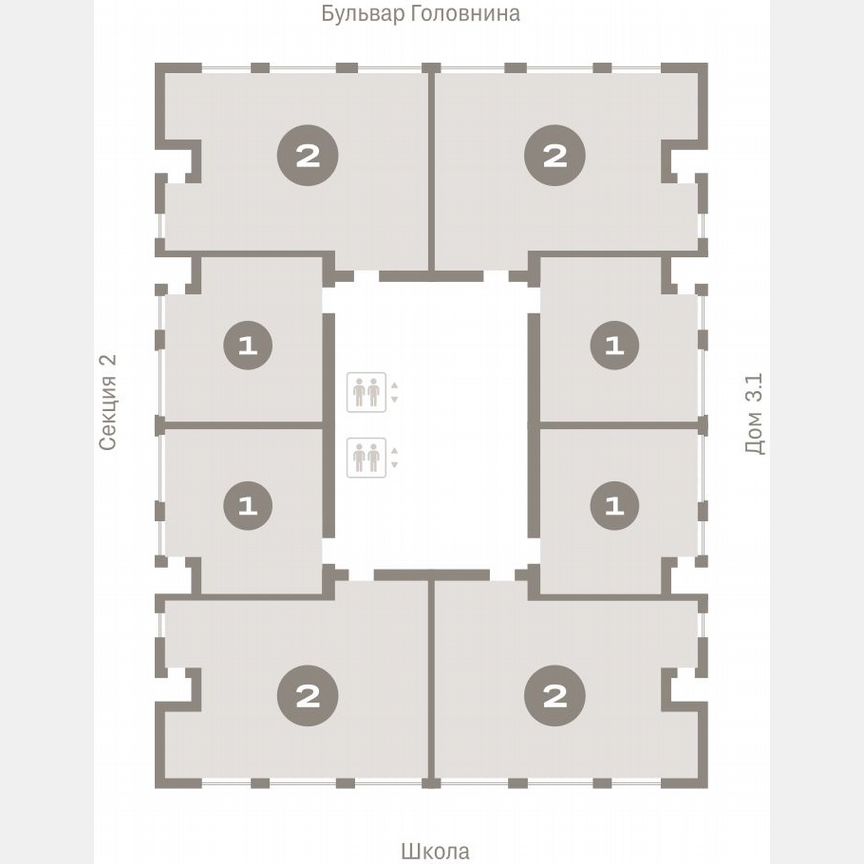 1-к. квартира, 40,8 м², 9/15 эт.