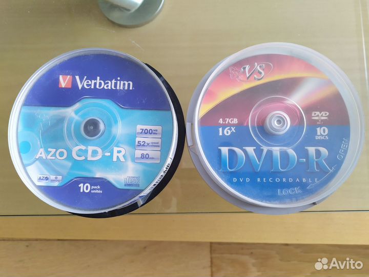 Диски CD-R и DVD-R, конверты к CD/DVD