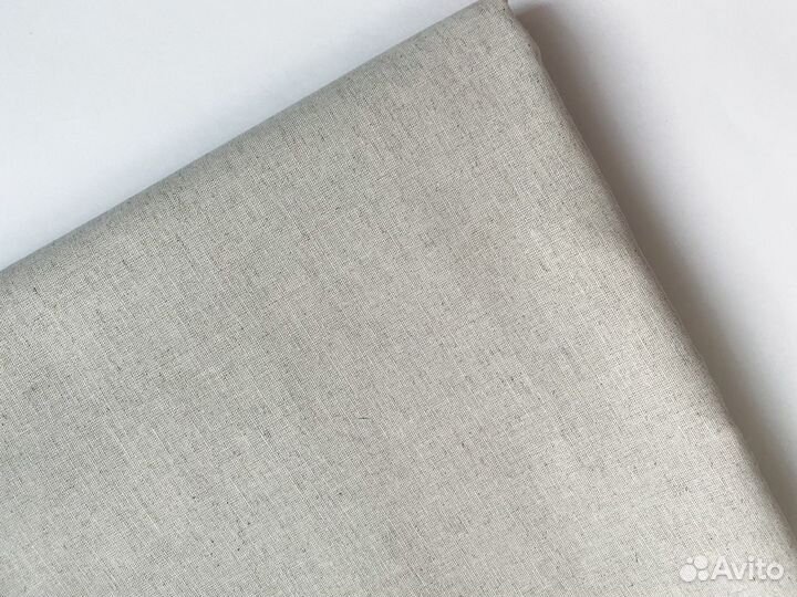 Ткань лён натурального цвета льняная ткань лен