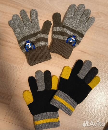 Набор перчатки, варежки, шапки, 2-3 года (13 шт)