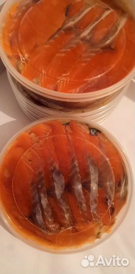 Рыба малосольная пресервы