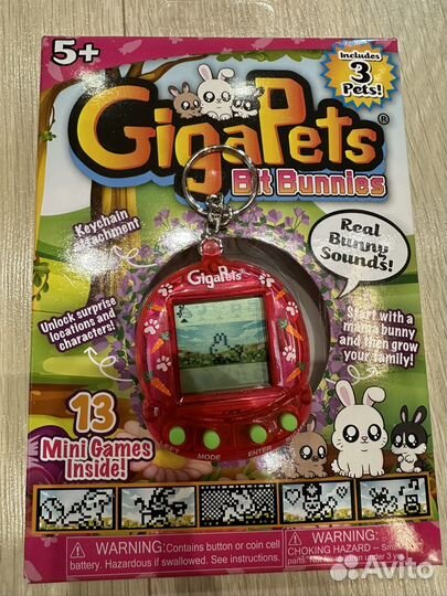 Тамагочи giga pets bunny кролик