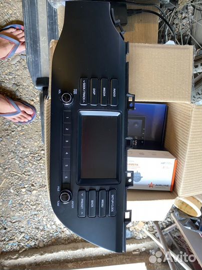 Штатная магнитола на kia rio 4