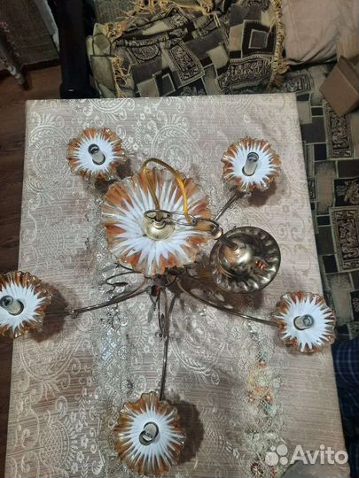 Люстра из венецианского стекла 