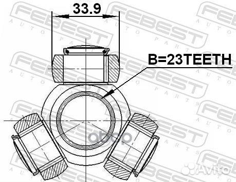 Трипоид ford focus 98-08/C-MAX 03-07 23X39,9 21