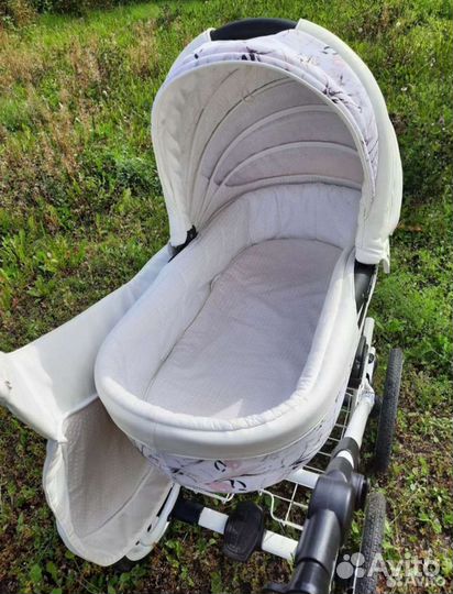 Коляска 2 в 1 Adamex Sofia из эко-кожи