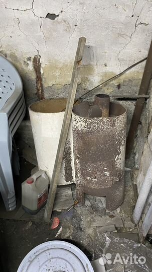 Печь для бани с баком для воды