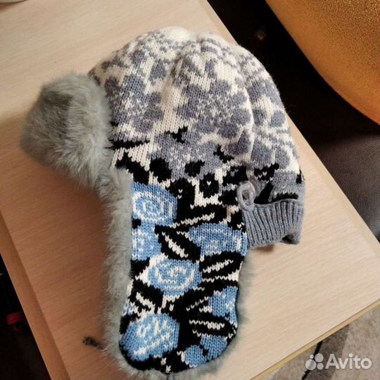 Шапка ушанка женская