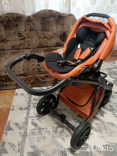 Коляска Lonex Comfort Gallaxy 3в1 (Эко-кожа) )