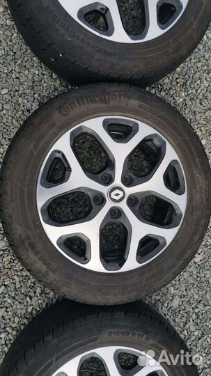 Колёса лето 215 60 R17 Renault Kaptur 1