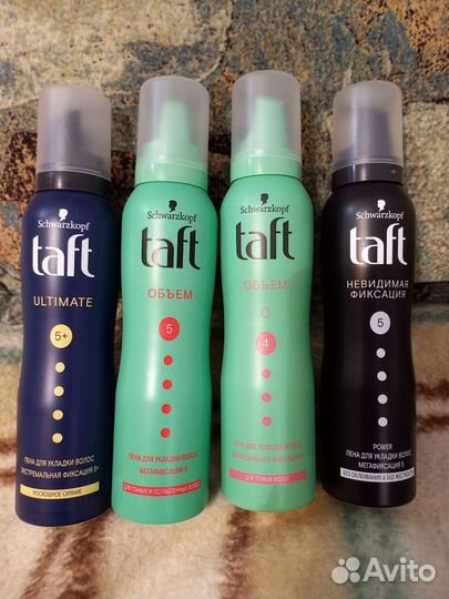 Пены для укладки волос Taft