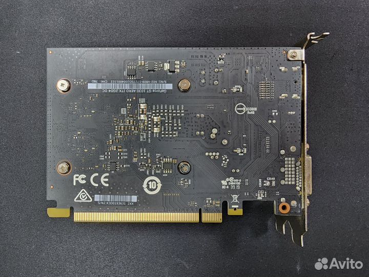 Geforce GT1030 2Gb MSI Aero ITX OC