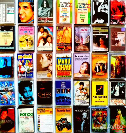 Кассеты западных рок и поп звезд(б/у)