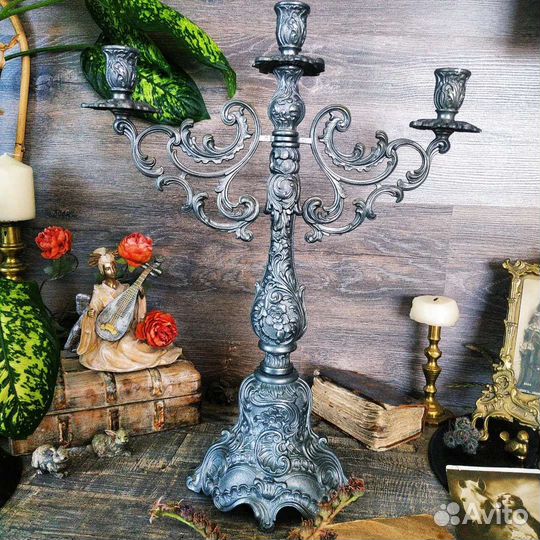 Антиквариат из Европы. Канделябр, Италия