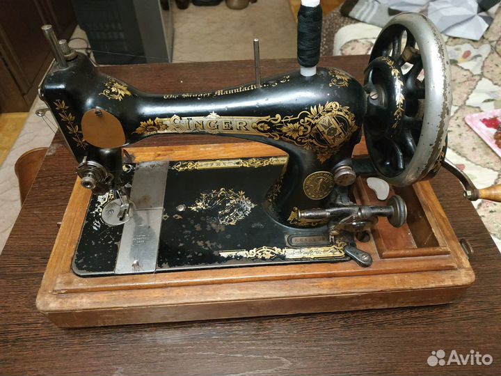 Швейная машинка зингер антикварная