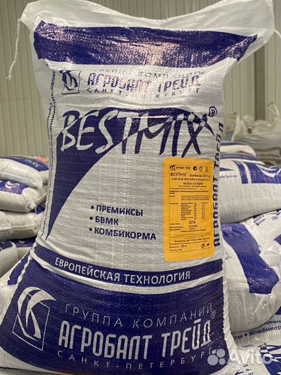 Комбикорм Пк 3 Рост для кур-несушки от 8 нед