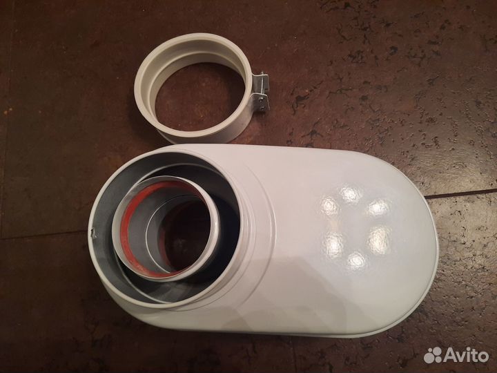 Разделитель дымохода котла 80мм (на 60/100мм)