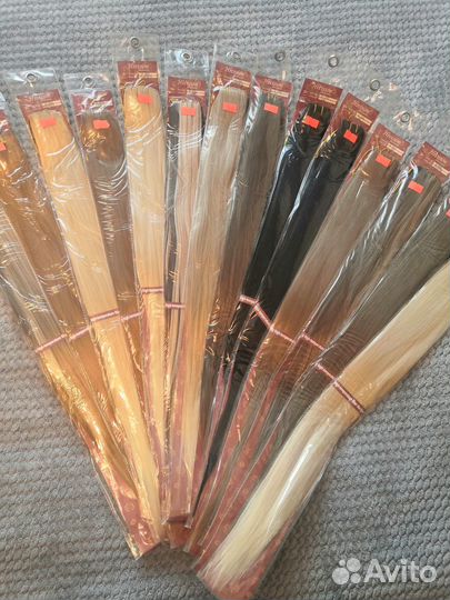 Пряди на заколках для загущения