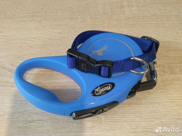 Ошейник для маленькой собаки с поводком